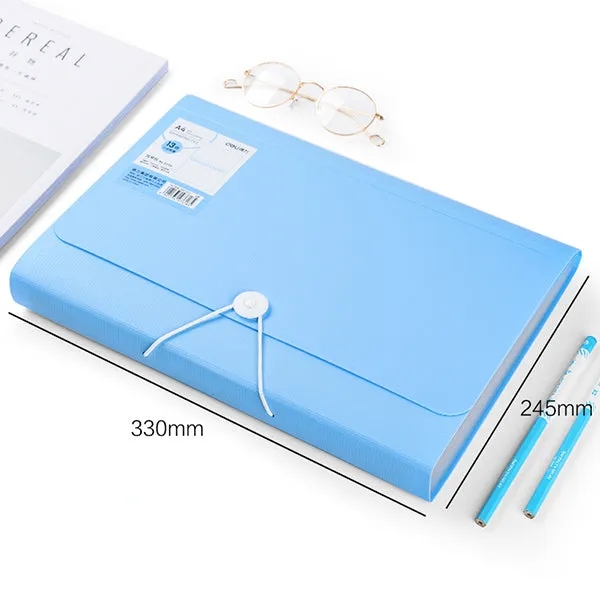 Accordion Expanding File Folder Organizer A4 Size with 13 pockets