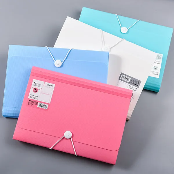Accordion Expanding File Folder Organizer A4 Size with 13 pockets