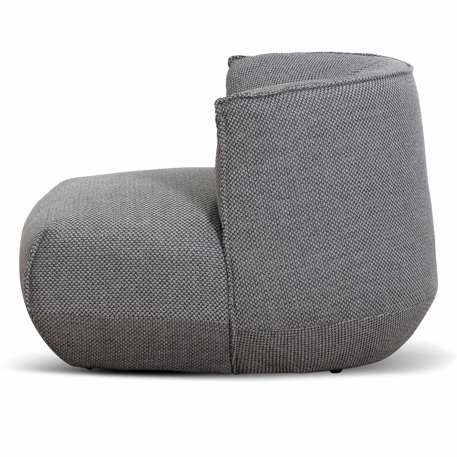 Alita Fabric Lounge Chair - Noble Grey