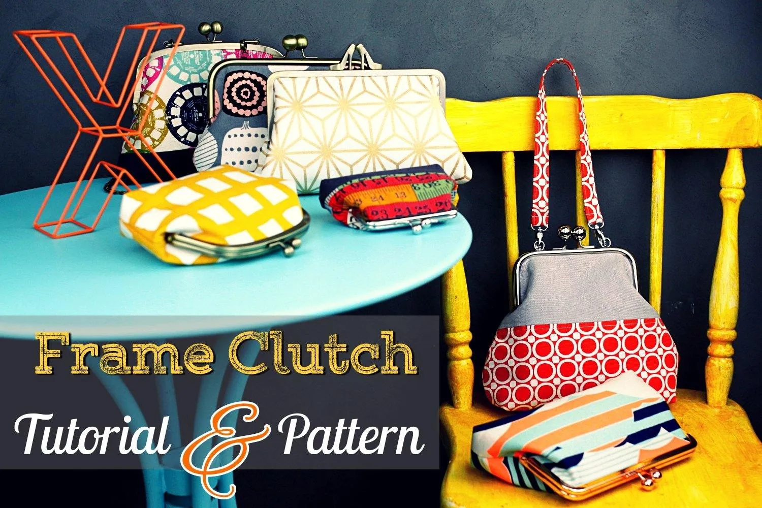 Ally Clutch Bag Making Tutorial & PDF Pattern