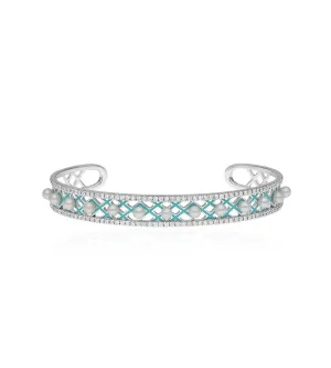 Alma Aqua Mini Bangle