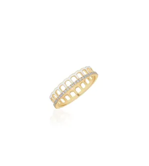 Alma Ivory Arch Ring