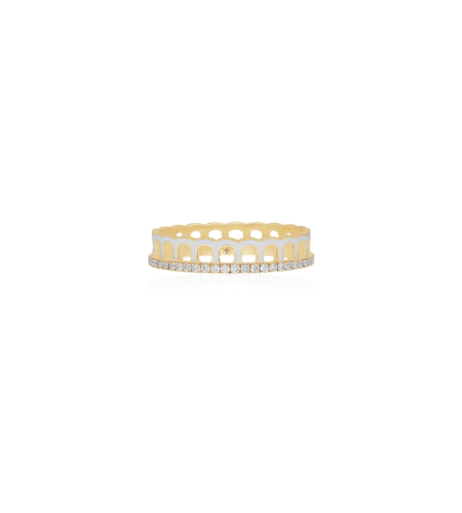 Alma Ivory Arch Ring