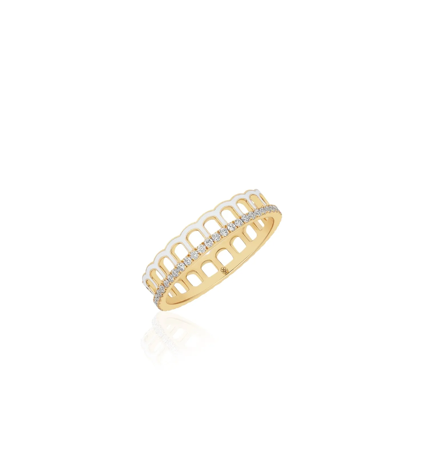 Alma Ivory Arch Ring