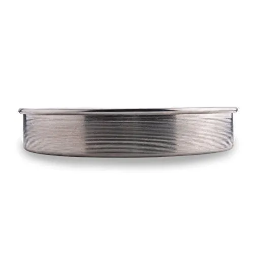 American Metalcraft A80062 6" x 2" Straight Sided Aluminum Pizza Pan