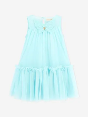 Angels Face Girls Caria Sleeveless Butterfly Dress in Blue