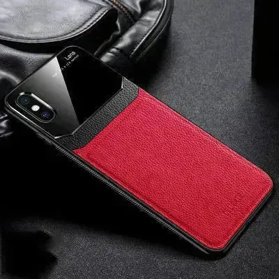 Anti-drop leather phone case