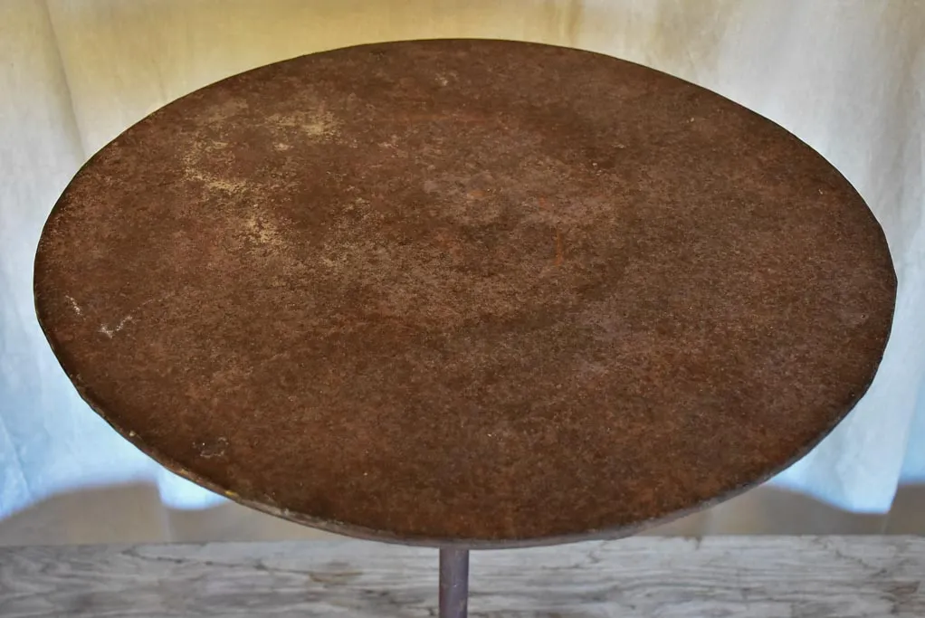 Antique French garden table with claw feet