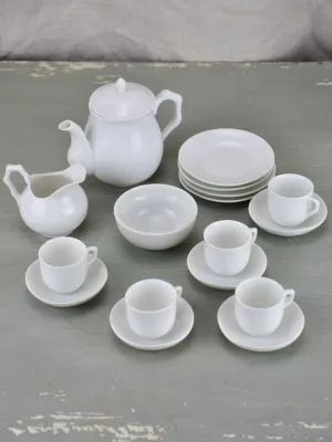 Antique French porcelain children's toy tea set