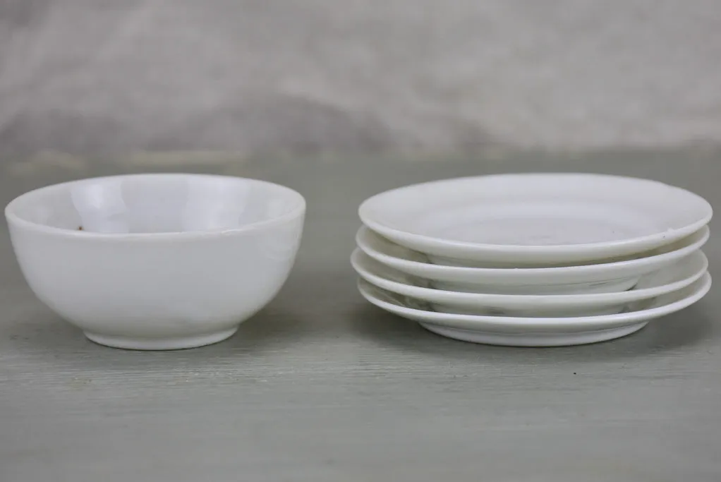 Antique French porcelain children's toy tea set