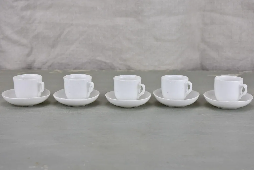Antique French porcelain children's toy tea set