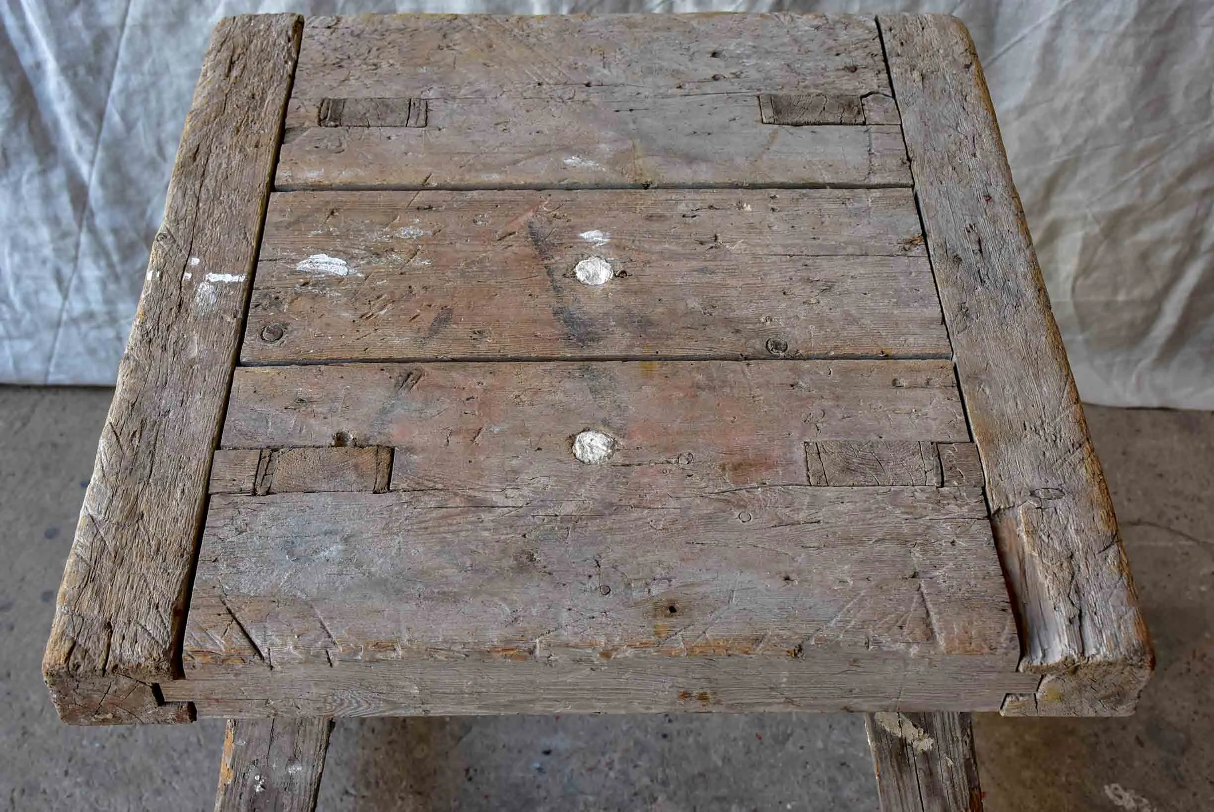 Antique French sculptor's table