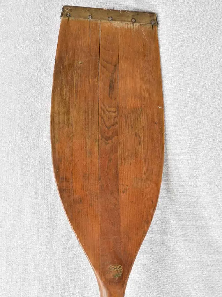 Antique French wooden paddle 81½"