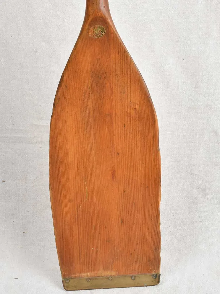 Antique French wooden paddle 81½"