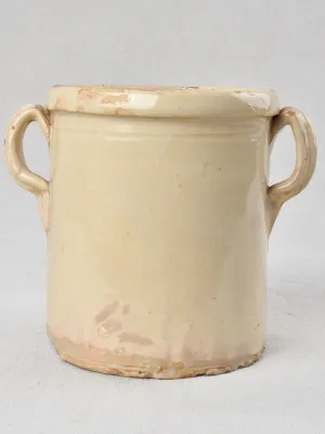 Antique Italian anchovy pot with handles 7"
