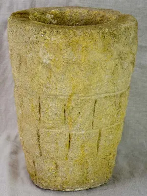 Antique stone pot 11¾"