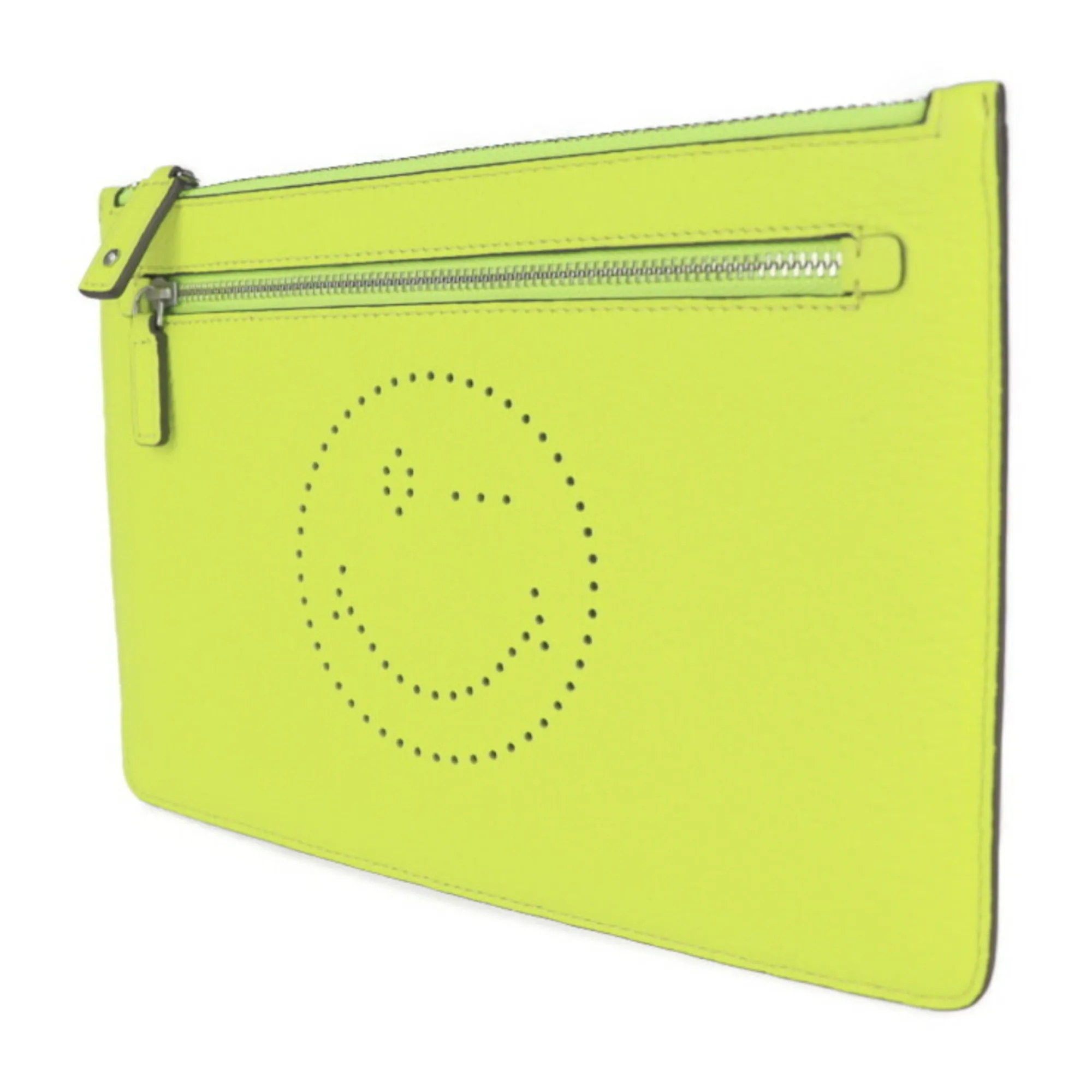 Anya Hindmarch Yellow Pony-Style Calfskin Bag
