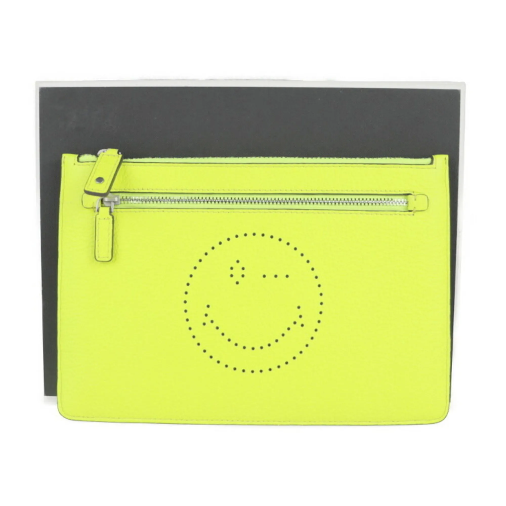 Anya Hindmarch Yellow Pony-Style Calfskin Bag