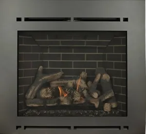 Ashley Hearth AG30FP 36" Fireplace 27,500 BTU with 130 CFM Blower 1,200 sq. ft. Steel Finish New