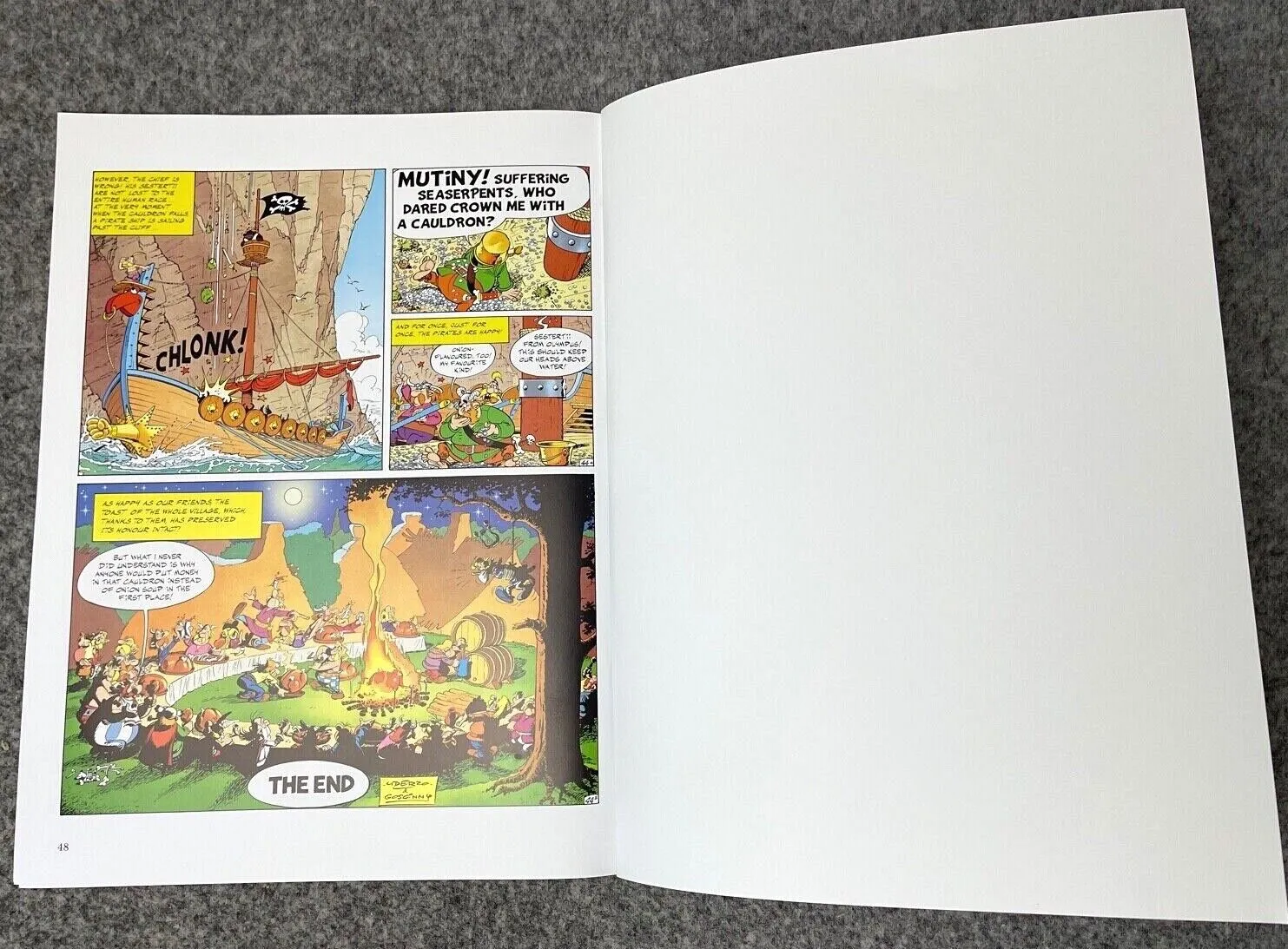Asterix & Cauldron - 2000s Orion/Sphere UK Edition Paperback Book EO Uderzo