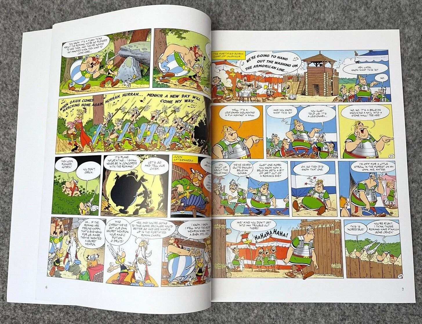 Asterix in Belgium - 2000s Orion/Sphere UK Edition Paperback Book EO Uderzo