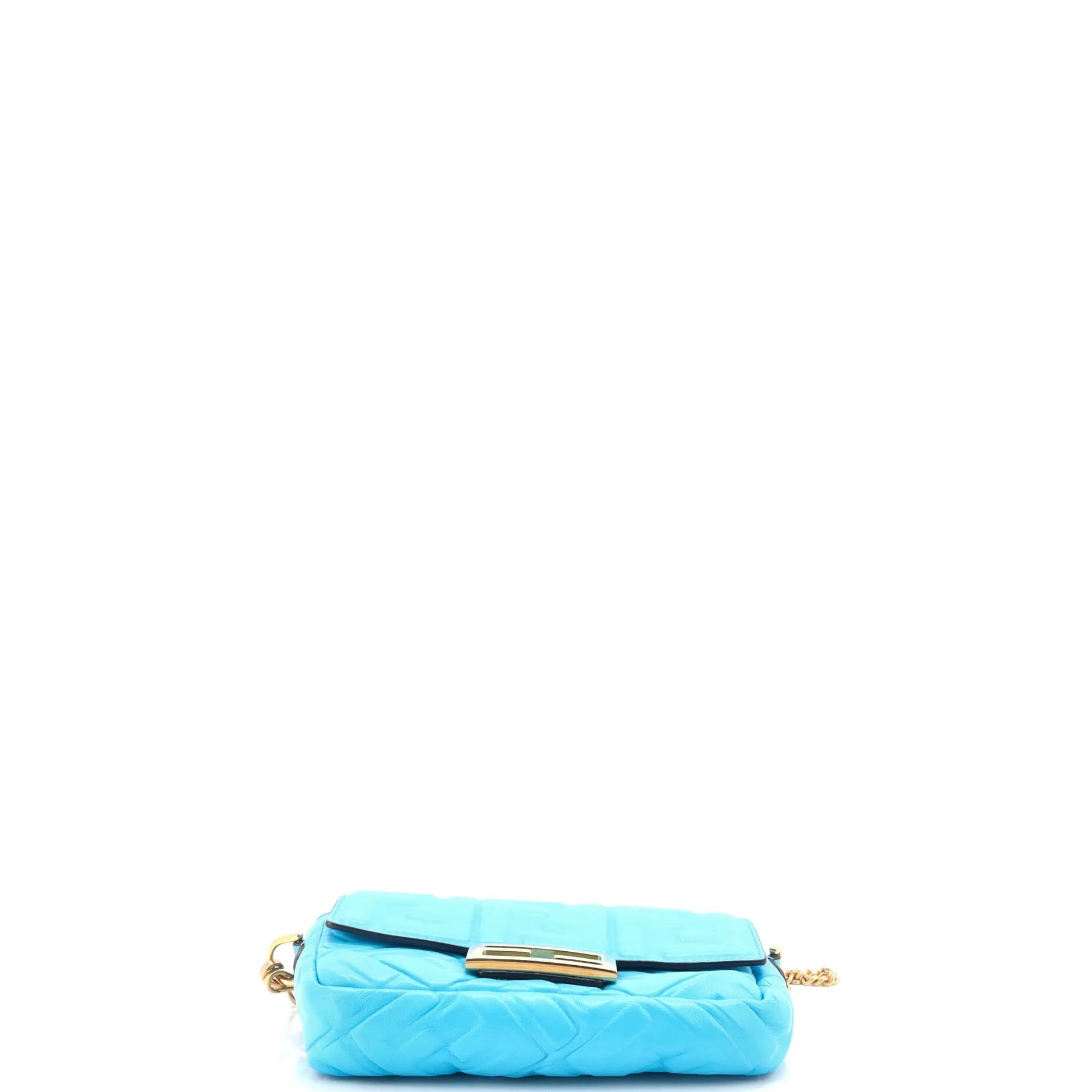 Baguette NM Bag Zucca Embossed Leather Mini