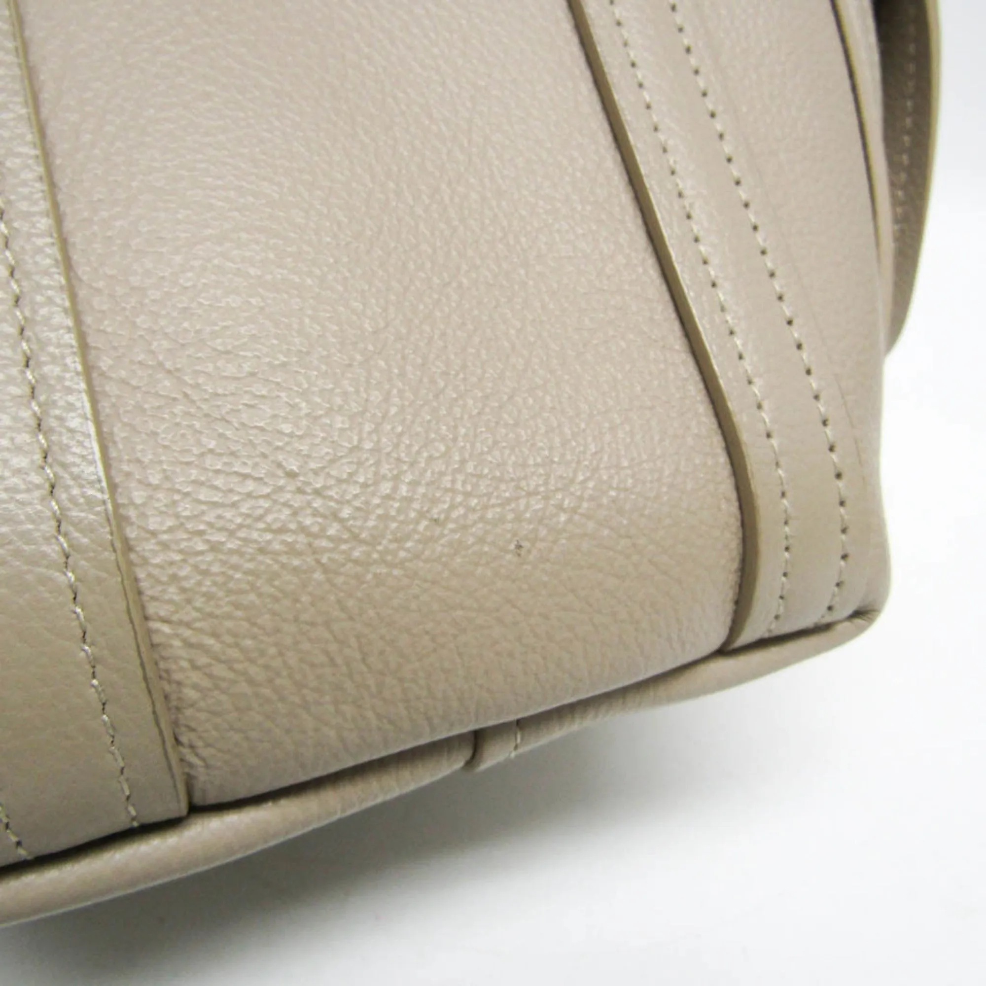 Balenciaga Beige Pony-Style Calfskin Bag