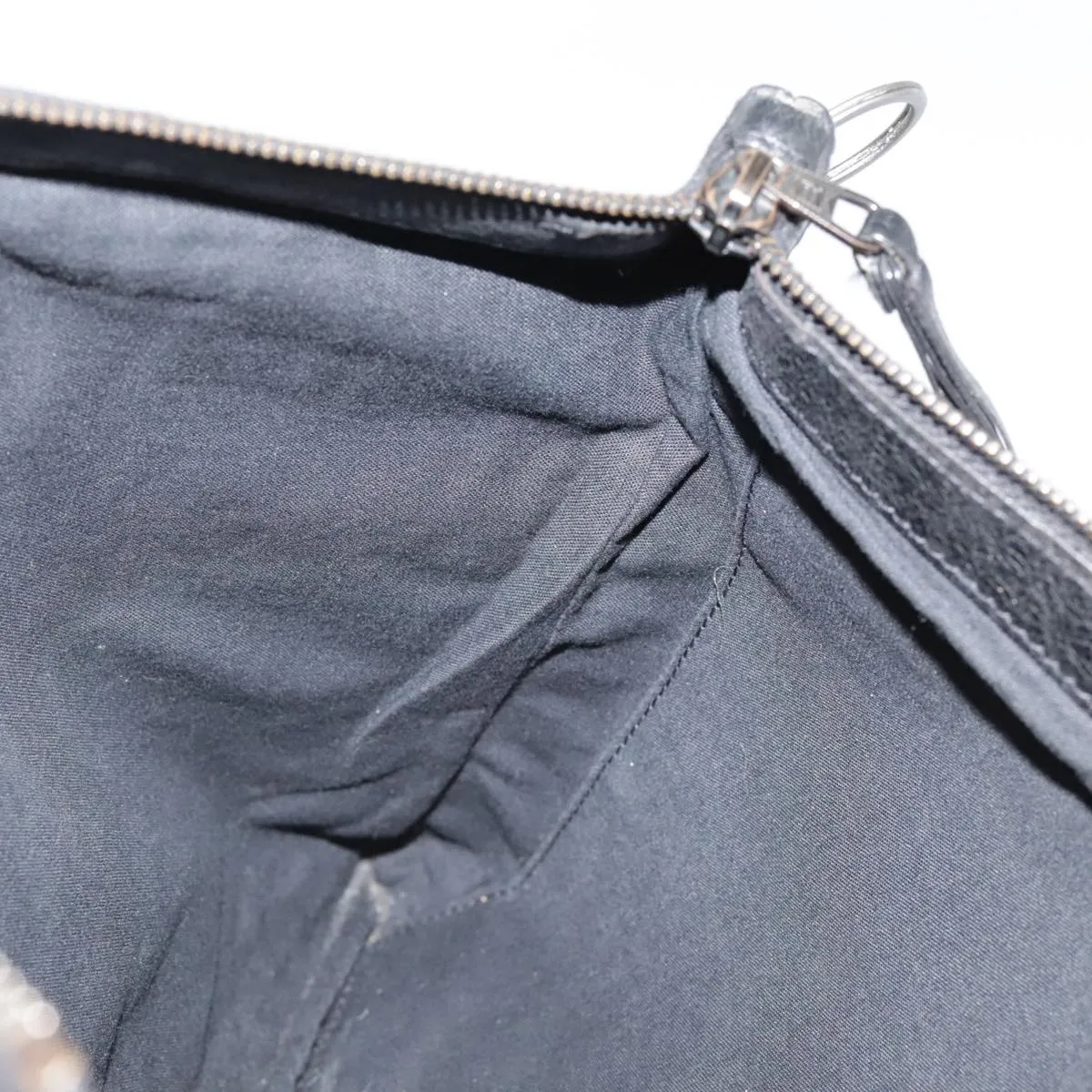 Balenciaga Clip Black Leather Bag