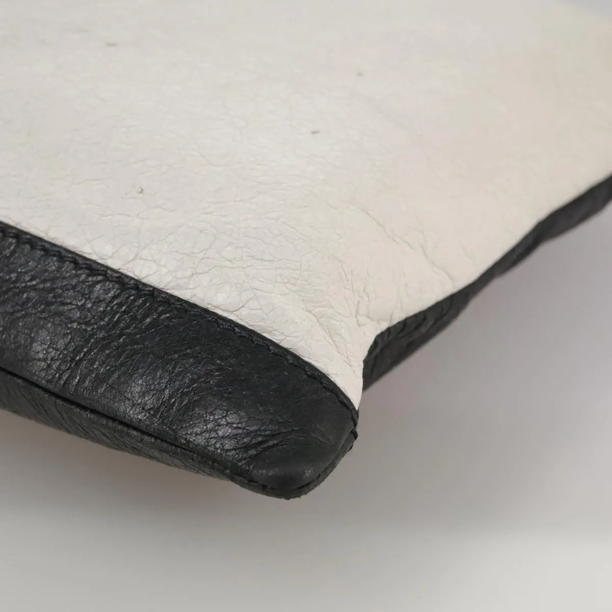 Balenciaga Clip Black Leather Bag