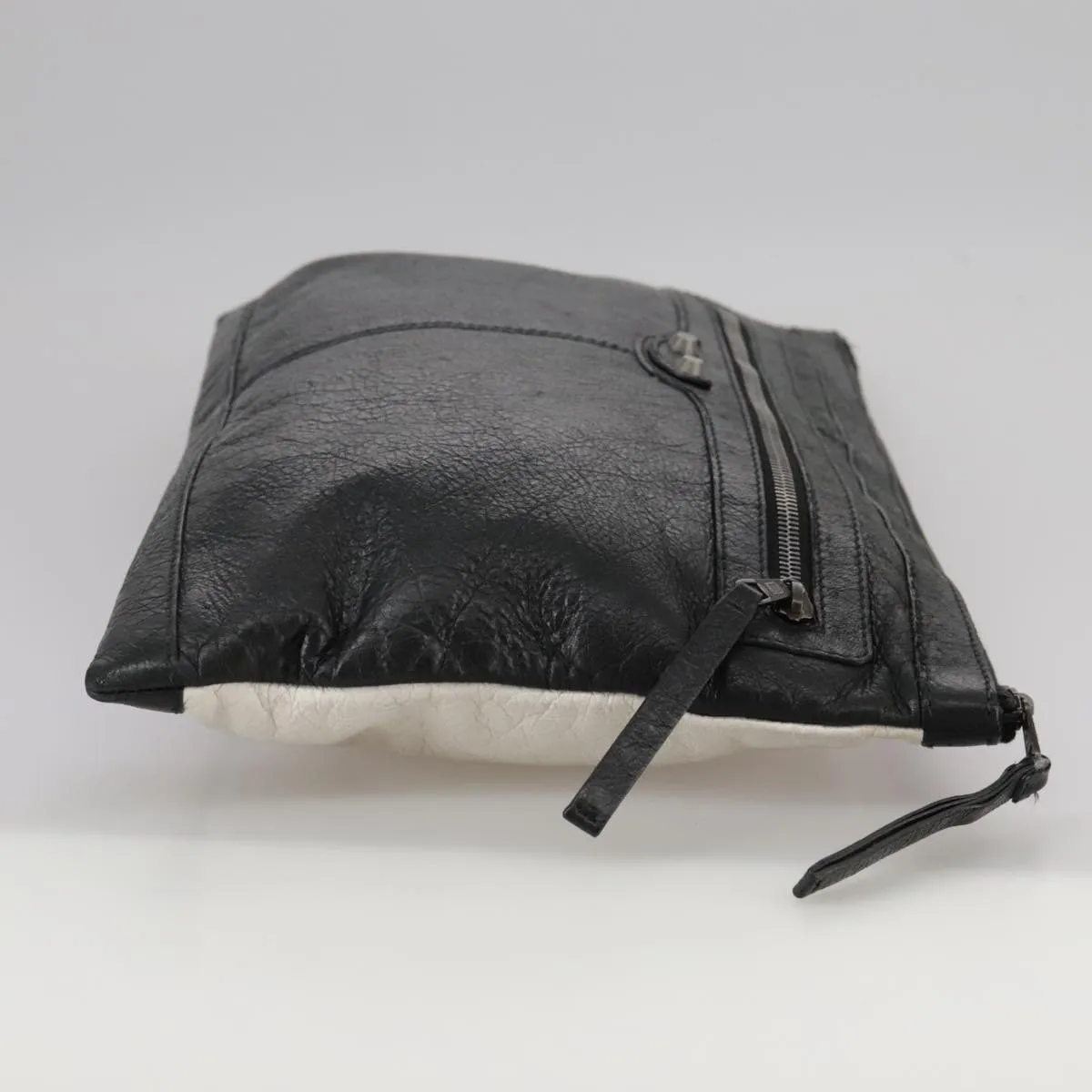 Balenciaga Clip Black Leather Bag