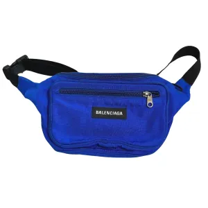 Balenciaga Explorer Blue Synthetic Bag