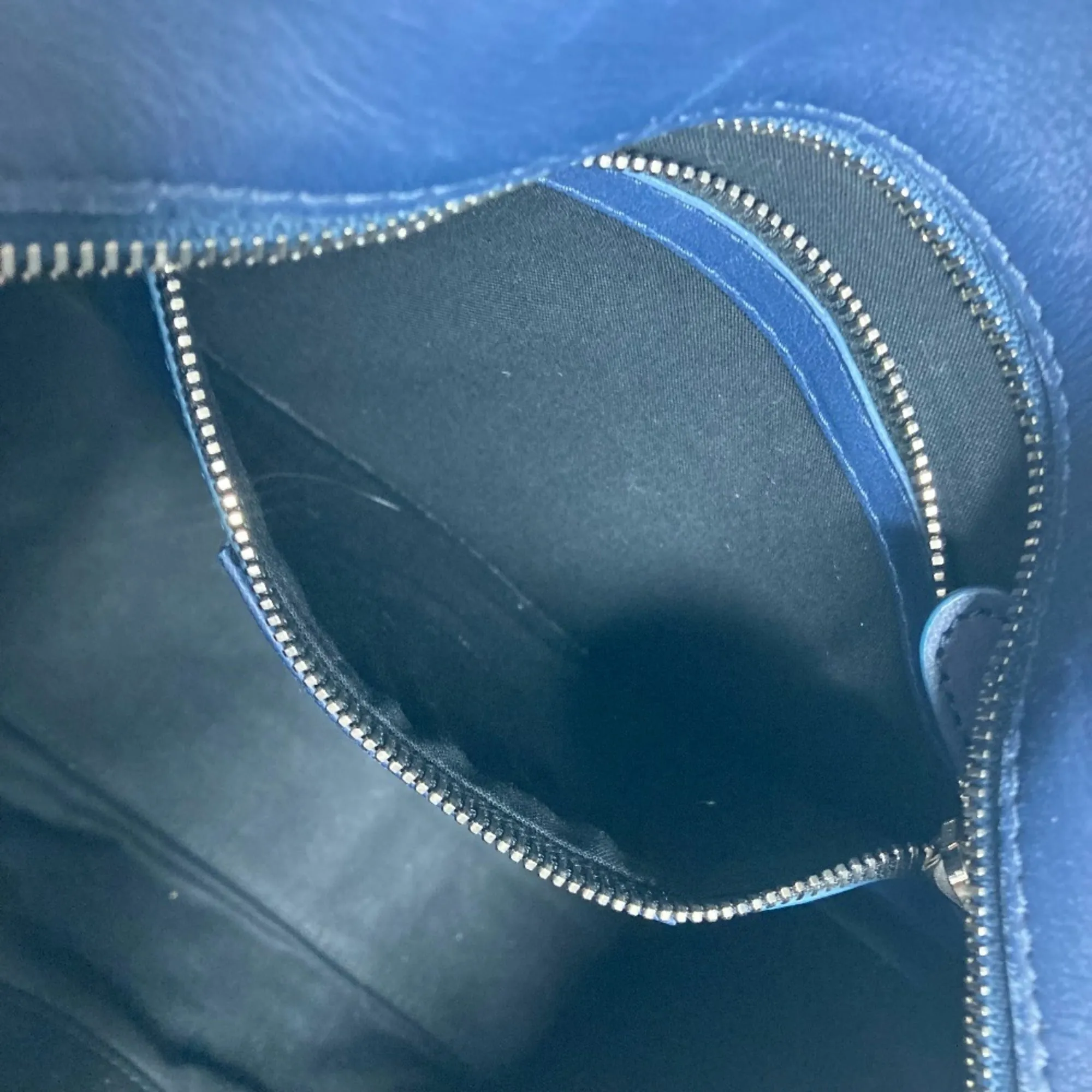 Balenciaga Navy Leather Bag