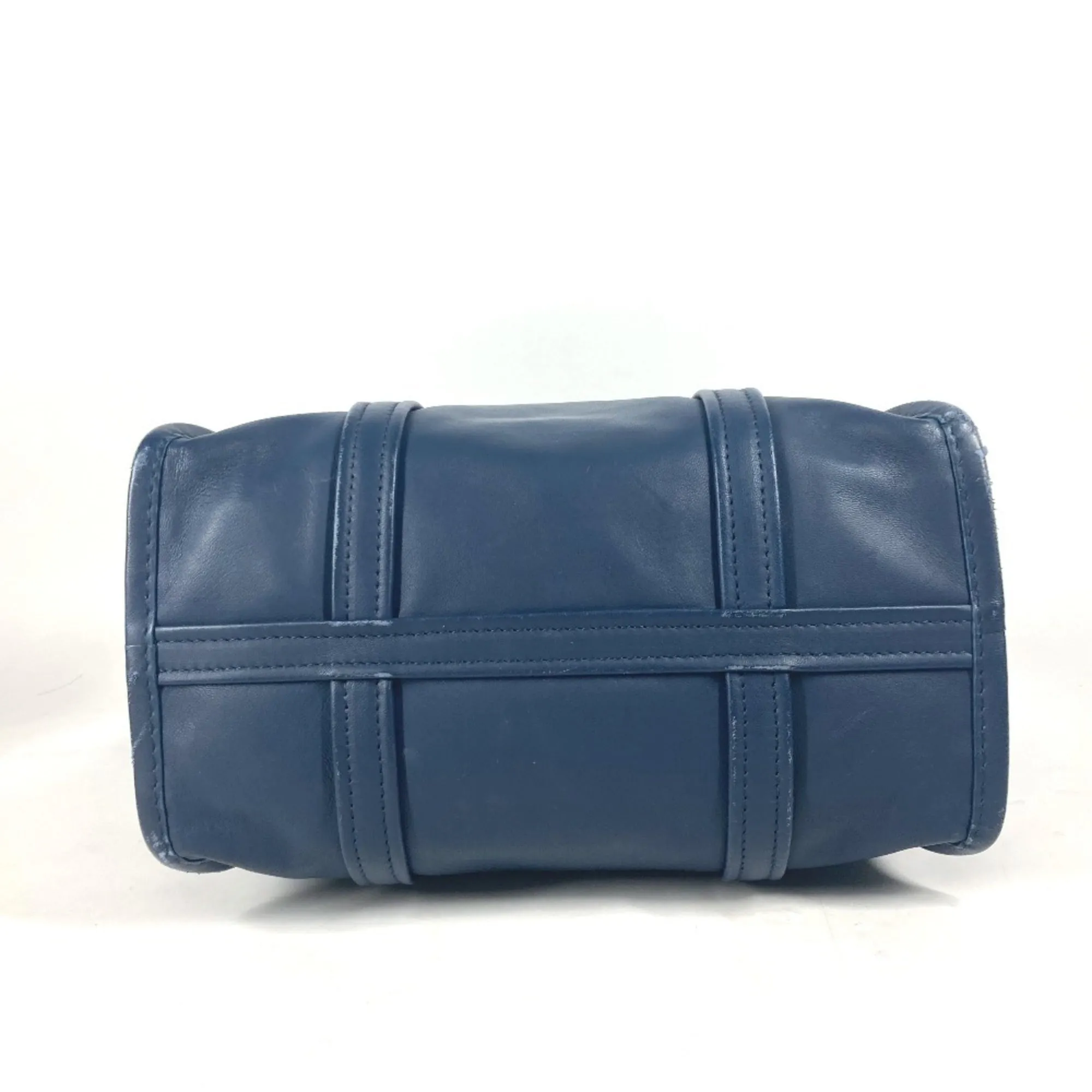 Balenciaga Navy Leather Bag