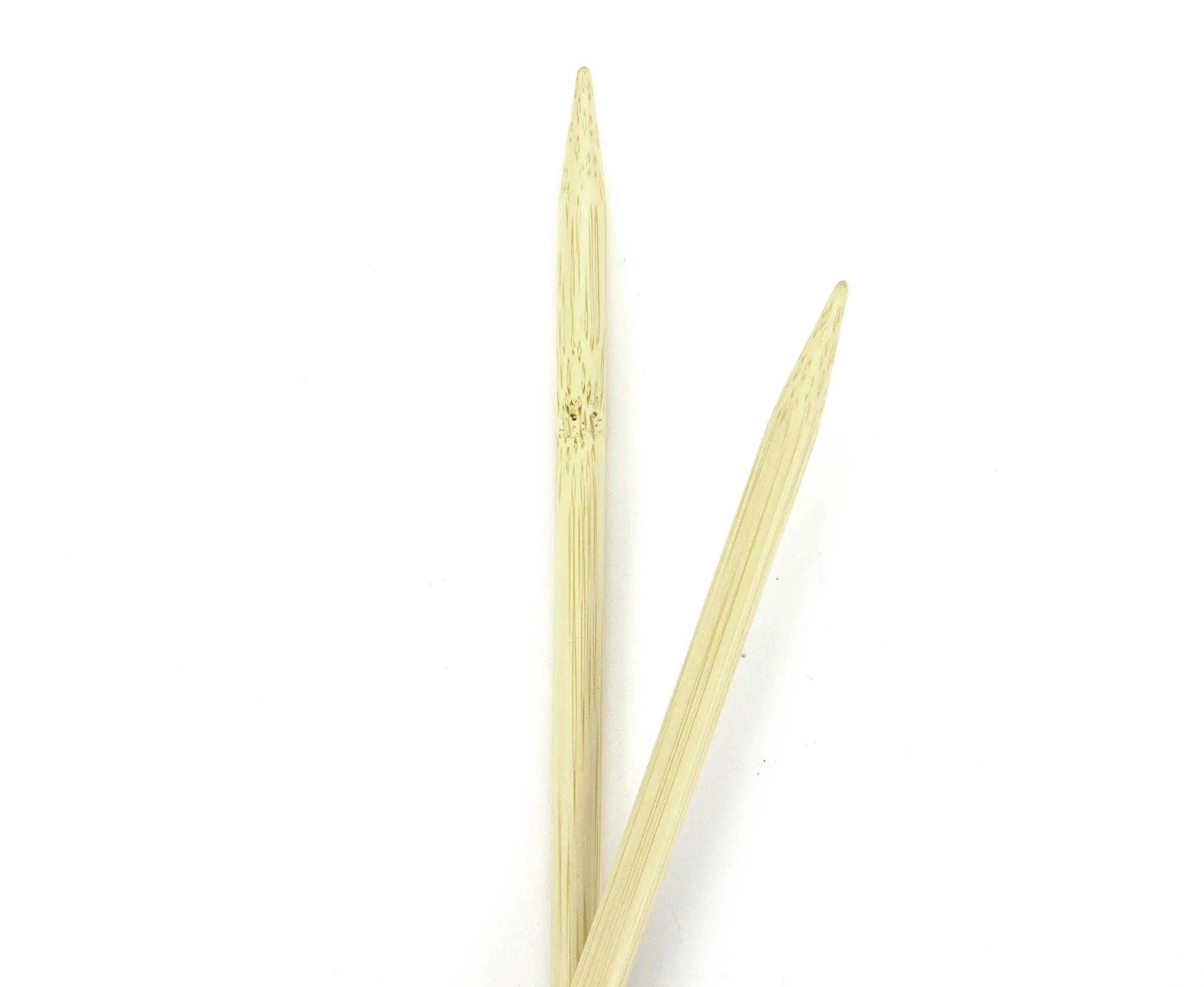 Bamboo Single Point Knitting Needles - 7mm to 12mm