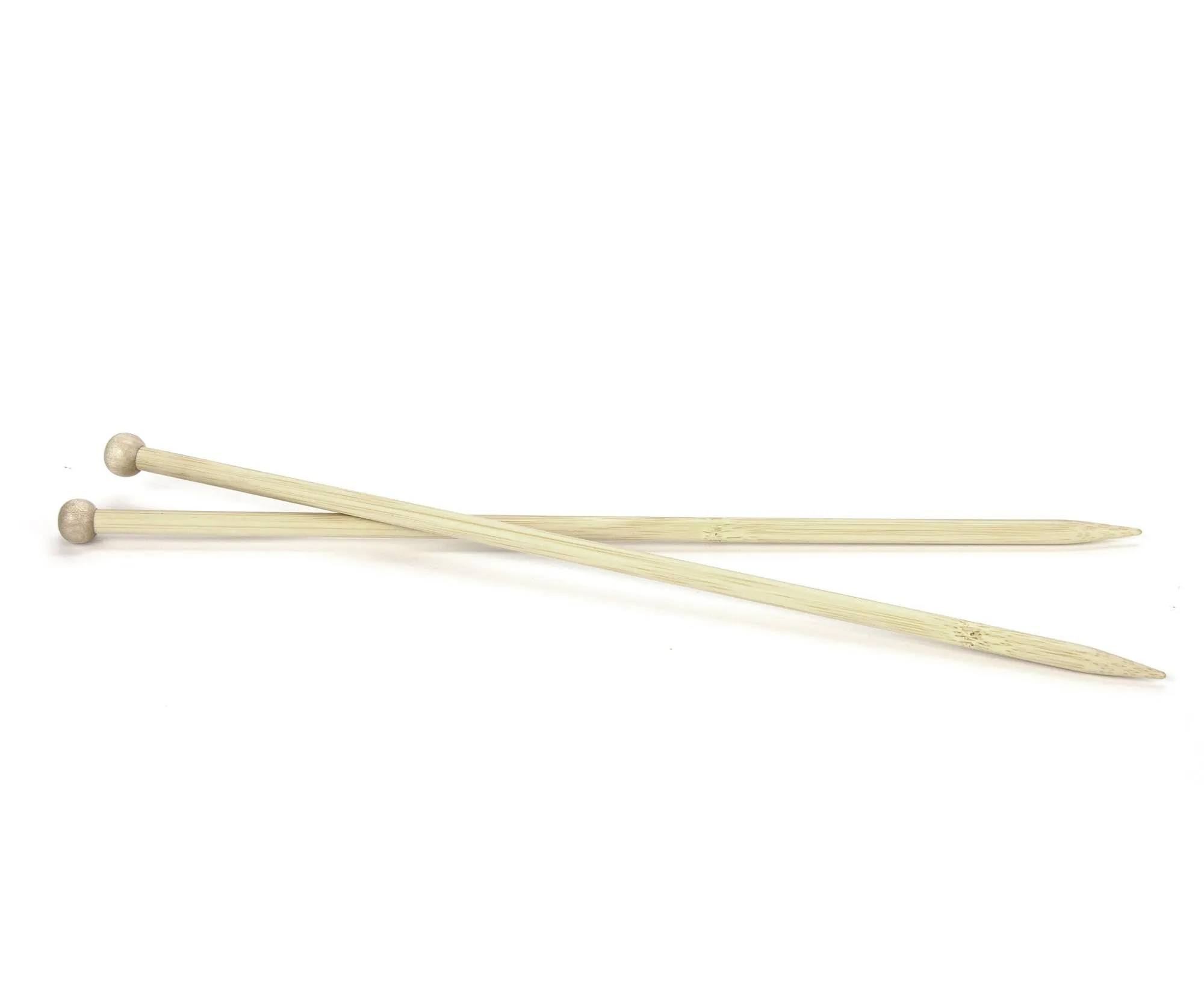 Bamboo Single Point Knitting Needles - 7mm to 12mm