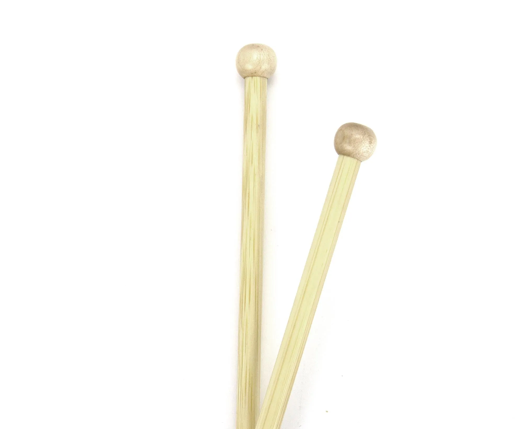 Bamboo Single Point Knitting Needles - 7mm to 12mm