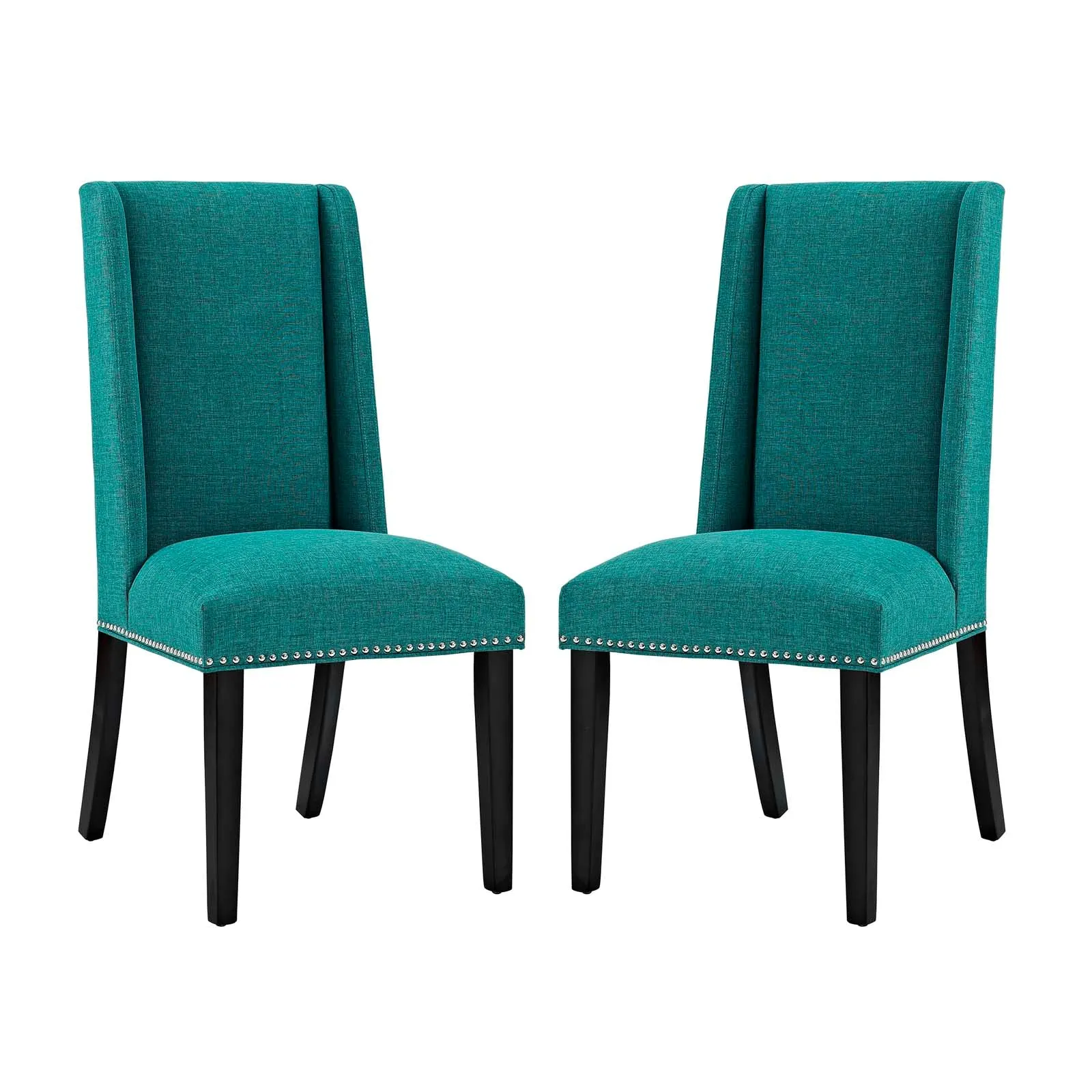 Baron Dining Chair Fabric Set of 2 by Modway