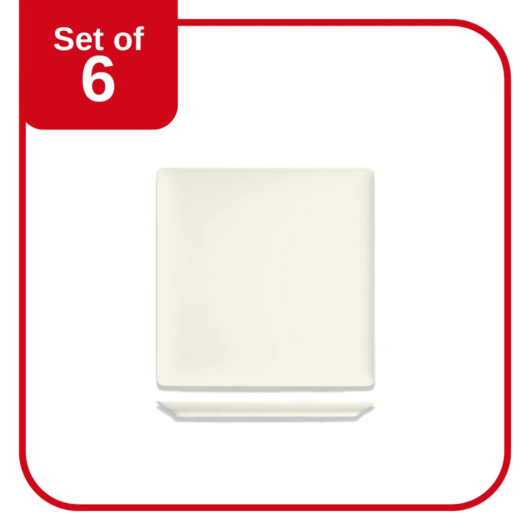 BAUSCHER PURITY SQUARE COUPE PLATE 270mm