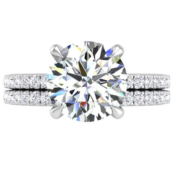Ben Garelick Sargus Classic Diamond Shared Prong Wedding Band