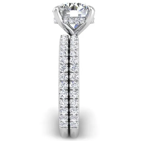 Ben Garelick Sargus Classic Diamond Shared Prong Wedding Band