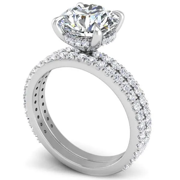 Ben Garelick Sargus Classic Diamond Shared Prong Wedding Band