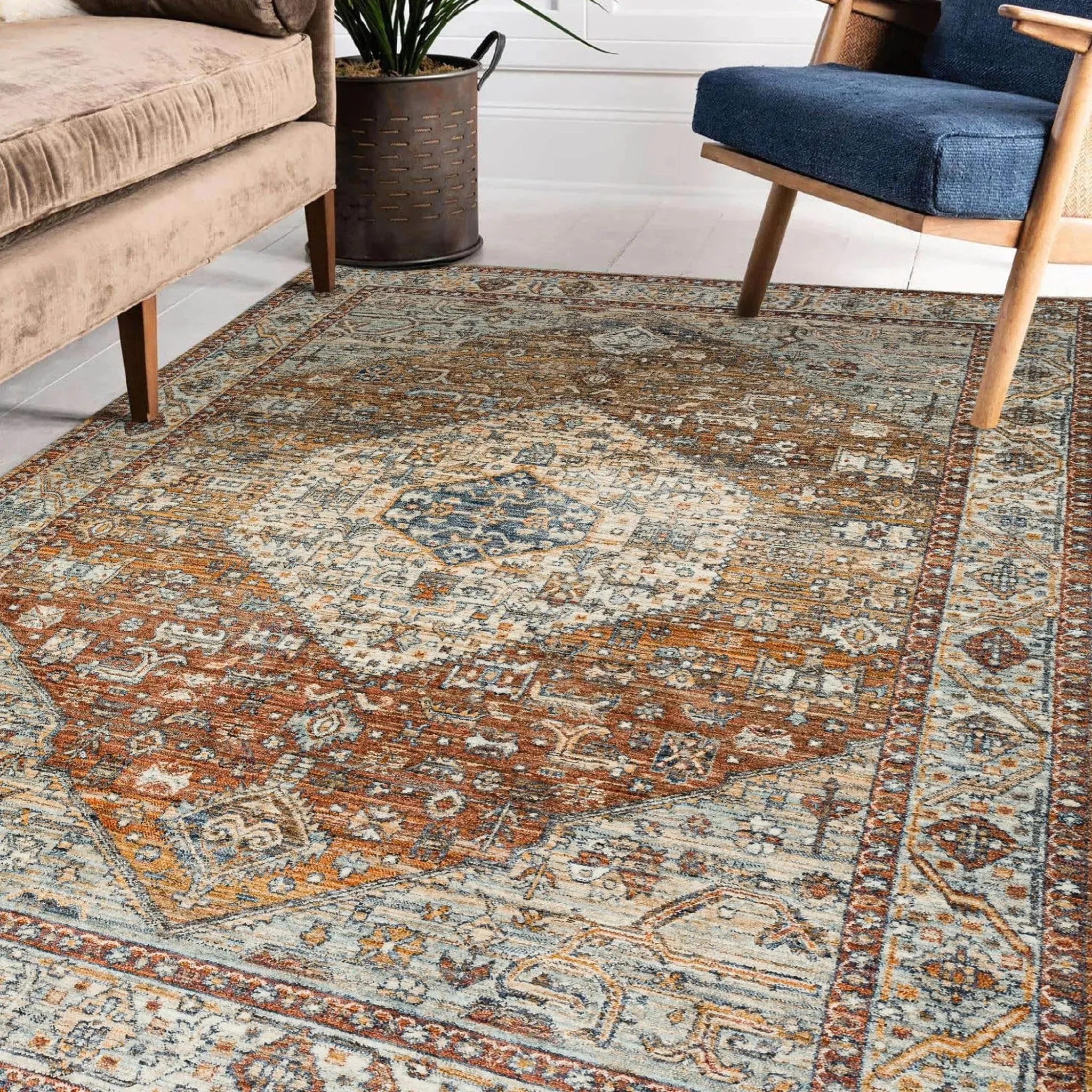 Bergama BE1 Paprika Rug