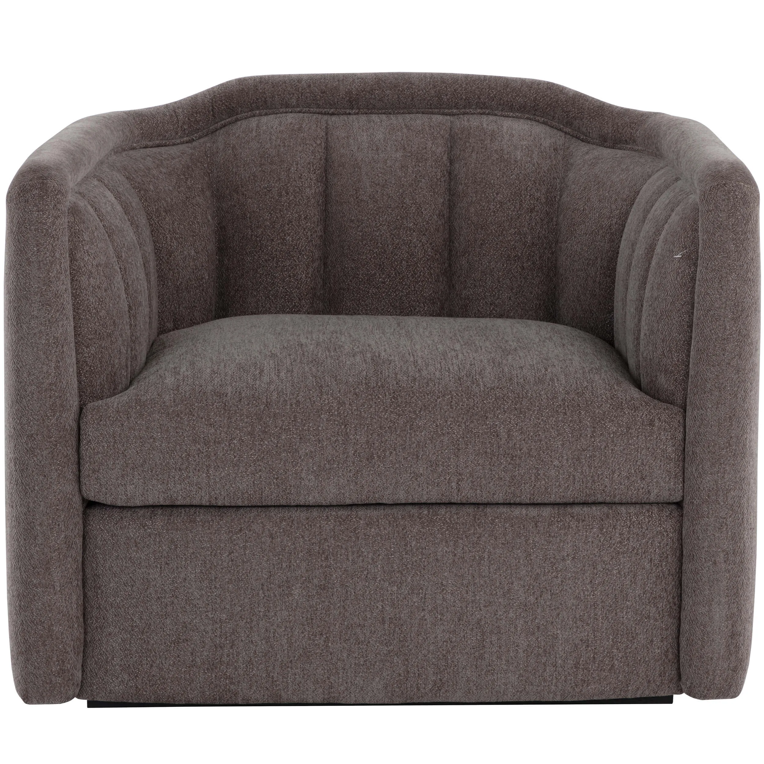 Birrit Swivel Chair, Alaska Hedgehog Brown
