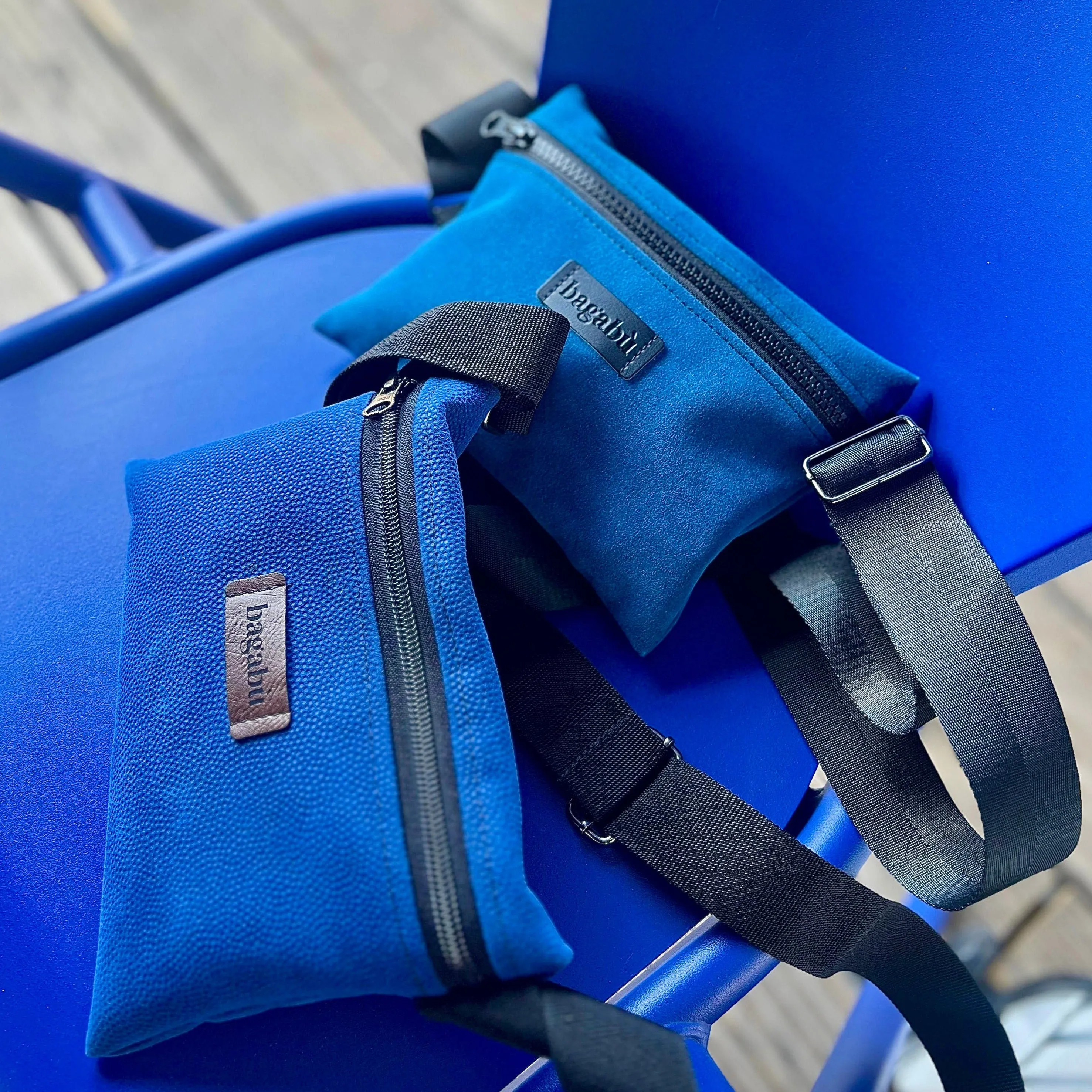 Blue Waist Bag