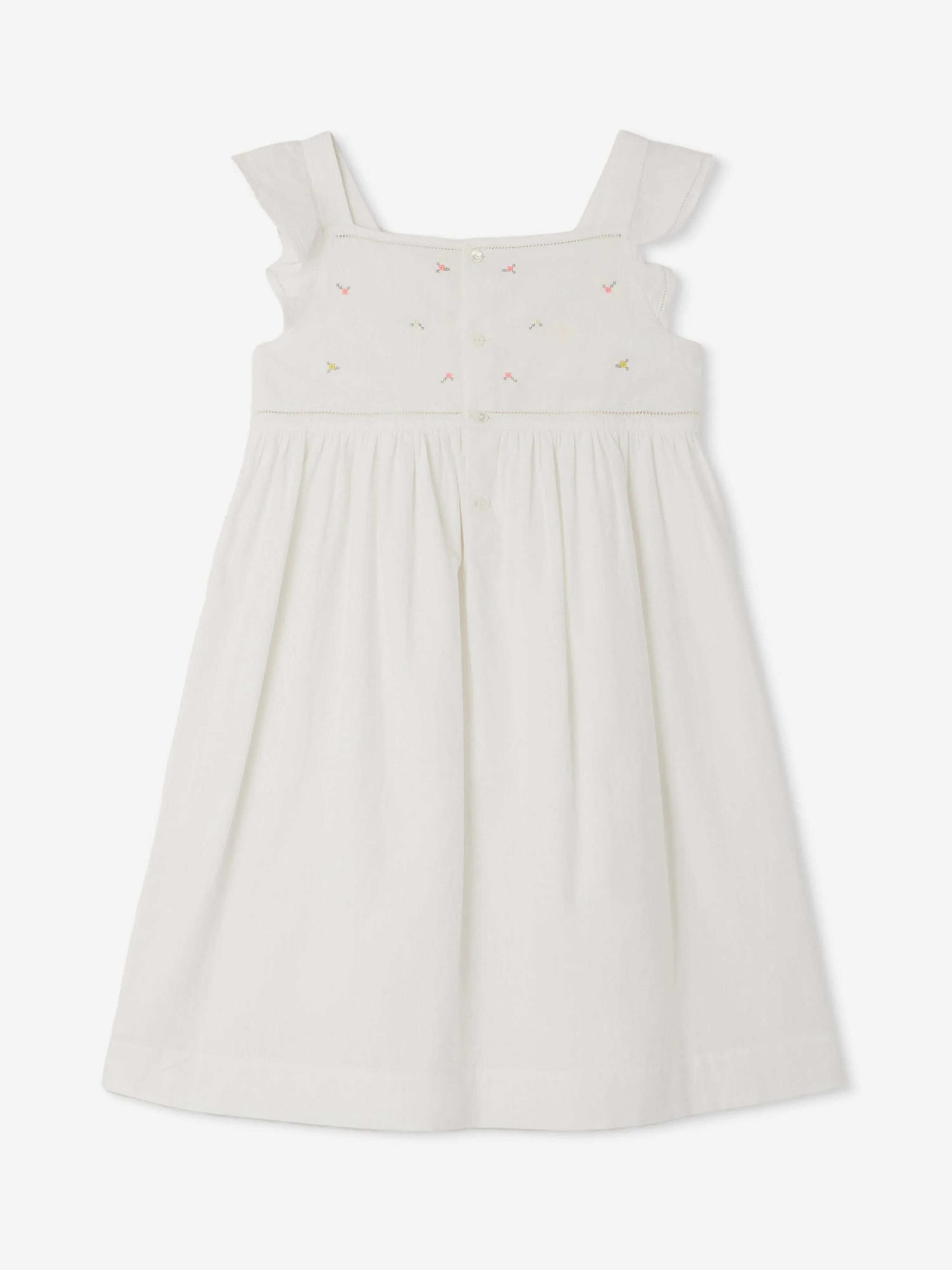 Bonpoint Girls Galia Dress in White
