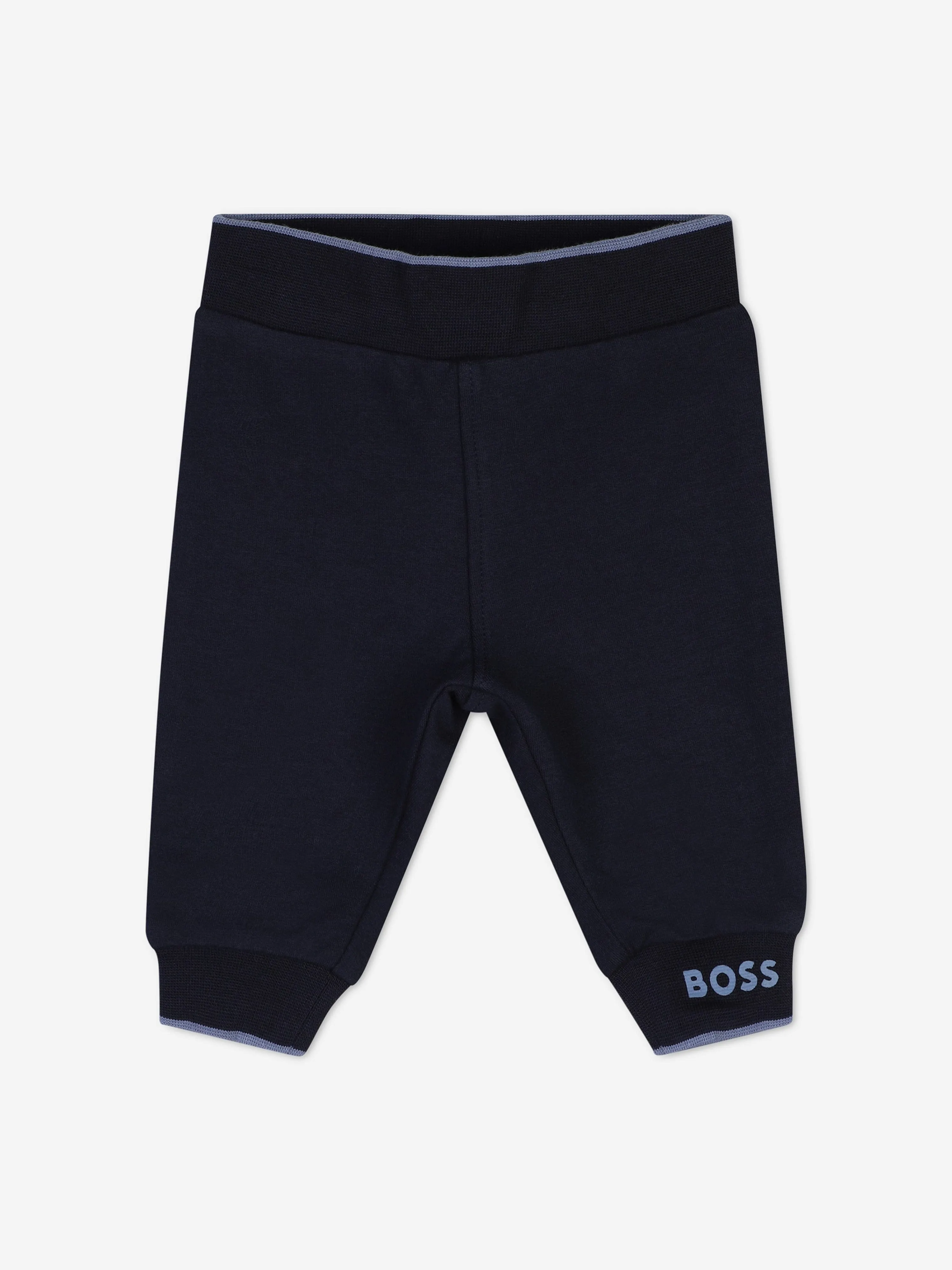 BOSS Baby Boys Tracksuit Gift Set in Navy
