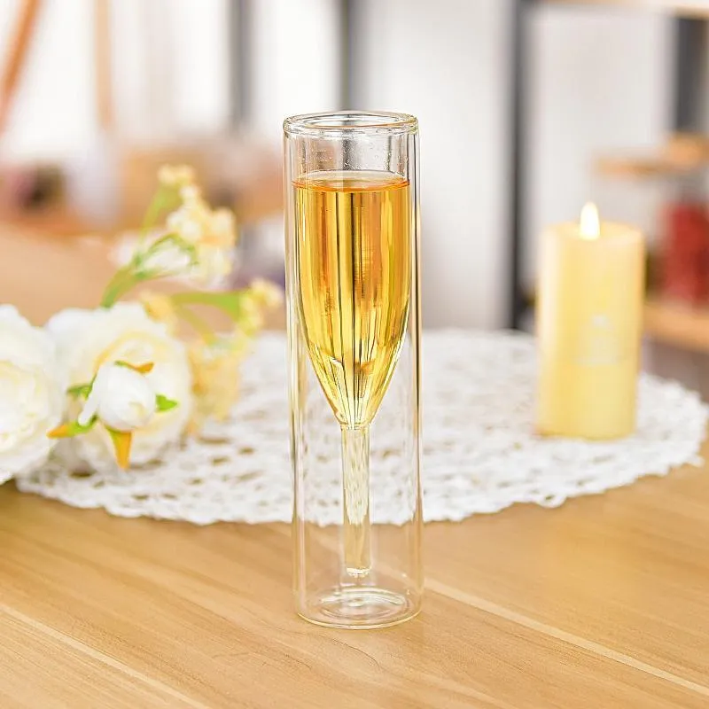 Bubble Flute Champagne Glass - Set of 2