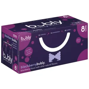Bubly Blackberry Sparkling Water 8 Pack / 12oz cans