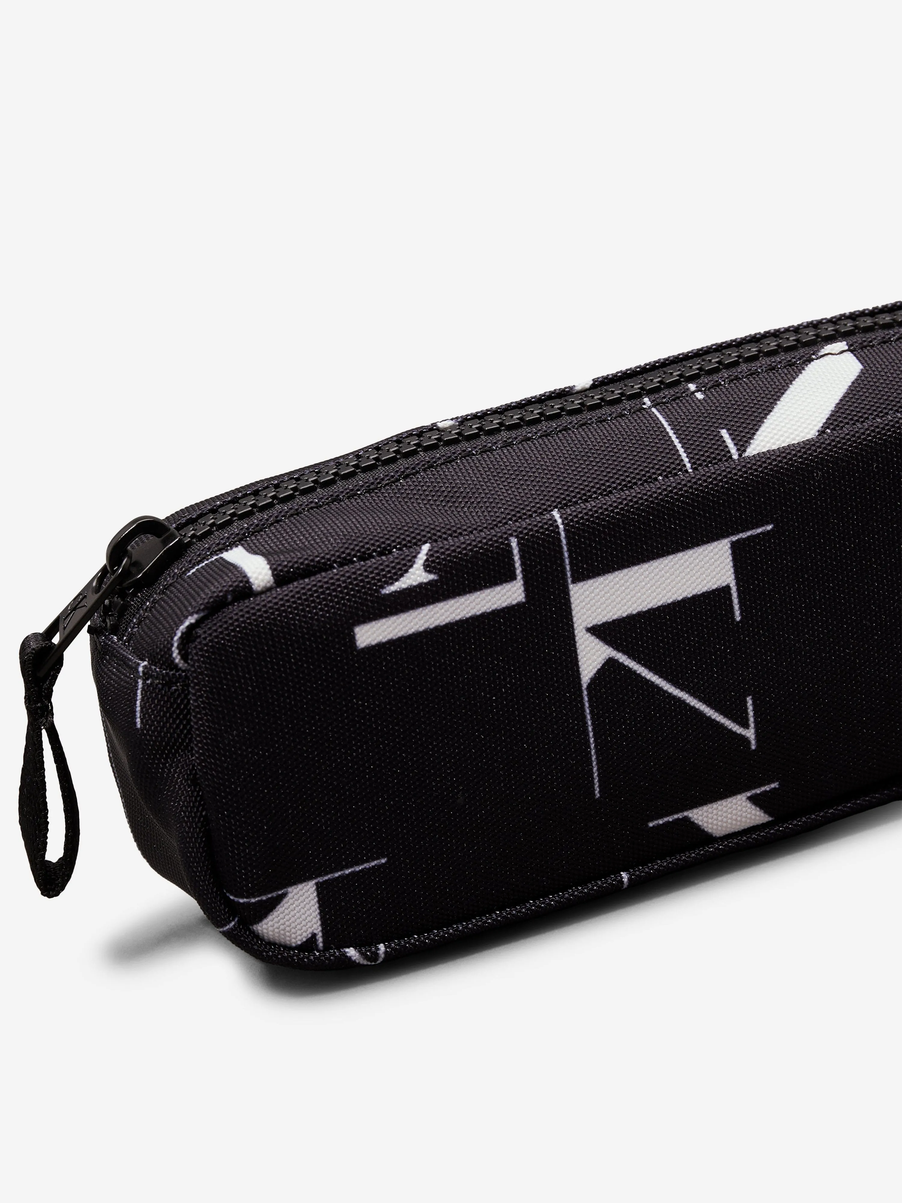 Calvin Klein Kids City Grid AOP Pencil Case in Black (19.5cm)