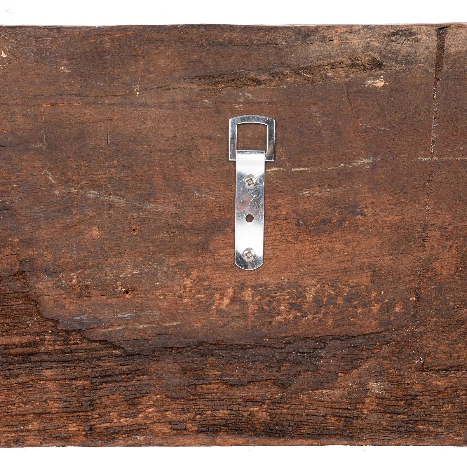 Carved Teak Triple Arch Window Mirror - 19th Century